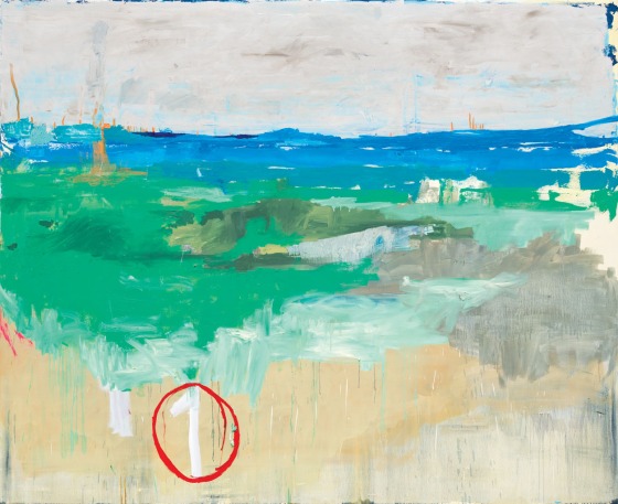 Marina Rheingantz, Um, 2014, huile sur toile, 200 x 245 cm. Rubell Family Collection